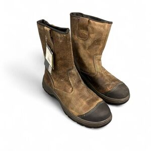 Delta Plus Camaro Brown Leather Oil/Heat Resistant Safety Harness Boots